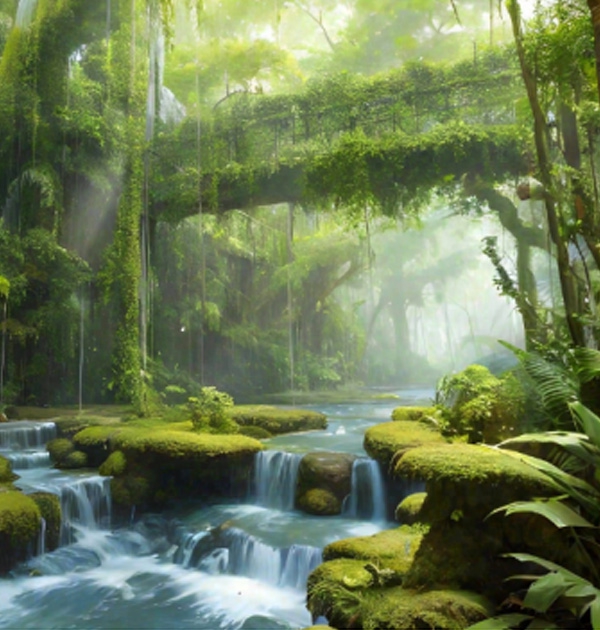 雨林环境模拟舱